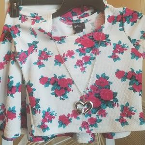 Nwt Cute 2pc skirt set 10/12